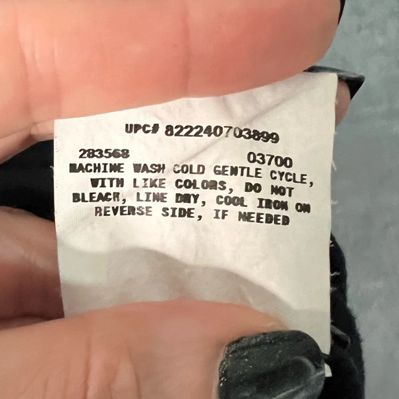 AB Studio Ruffle Layered Black Spaghetti Strap Tank - medium - Picture 7 of 10